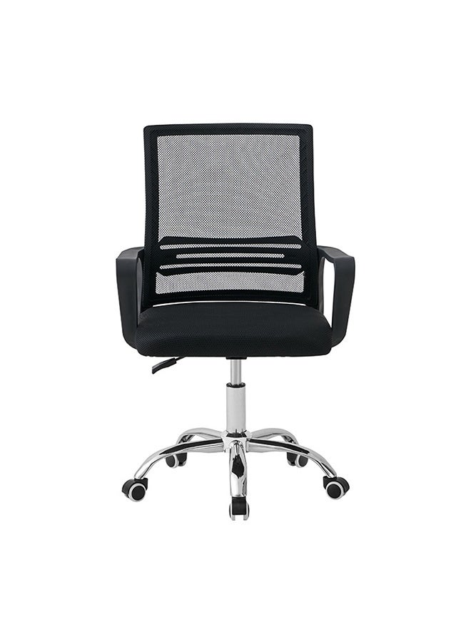 Mesh Office Chair Swivel Computer Desk Chair Rolling Ergonomic Executive Chair Height Adjustable with Lumbar Support and Armrests for Home and Office, Work and Study